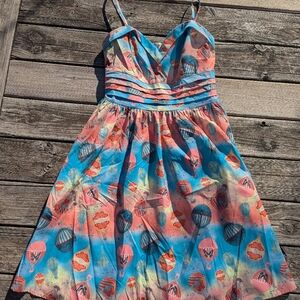 Voodoo Vixen Colorful Hot Air Balloon Dress